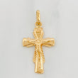 Dije Cruz Cristo 1.25g / 1 1/4 in Oro Amarillo 18K