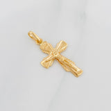 Dije Cruz Cristo 1.25g / 1 1/4 in Oro Amarillo 18K