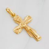 Dije Cruz Cristo 1.25g / 1 1/4 in Oro Amarillo 18K