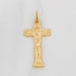 Pendant Cross Christ 2g / 1 1/4 in Yellow Gold 18K