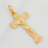 Pendant Cross Christ 2g / 1 1/4 in Yellow Gold 18K