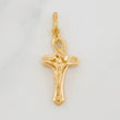 Pendant Cross Christ 2.05g / 1 1/4 in 18K Yellow Gold