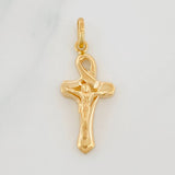 Pendant Cross Christ 2.05g / 1 1/4 in 18K Yellow Gold