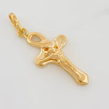 Pendant Cross Christ 2.05g / 1 1/4 in 18K Yellow Gold