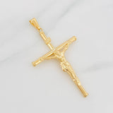 Dije Cruz Cristo 2.4g / 2 1/4 in Oro Amarillo 18K