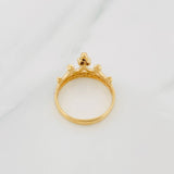 Anillo Tiara 2.9g / T6 1/2 Dos Oros Amarillo Blanco 18K