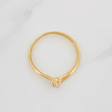 Anillo Solitario 0.95g / T6 1/2 Oro Amarillo 18K