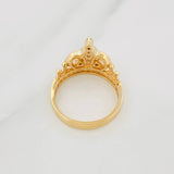Anillo Corona 3.8g / T5 3/4 Oro Amarillo 18K