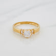 Solitaire Ring 2g / T6 1/2 Yellow Gold 18K