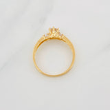 Solitaire Ring 2g / T6 1/2 Yellow Gold 18K