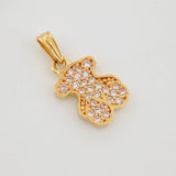 Pendant Bear Ts 1.5g / 3/4 in Yellow Gold 18K
