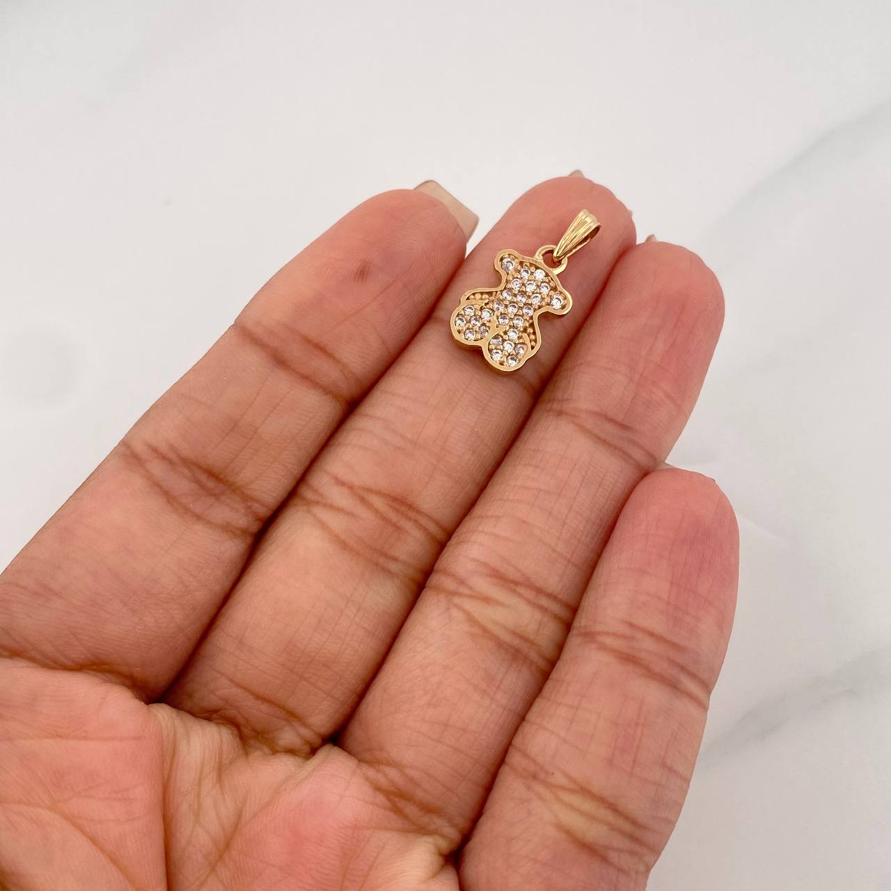 Pendant Bear Ts 1.5g / 3/4 in Yellow Gold 18K