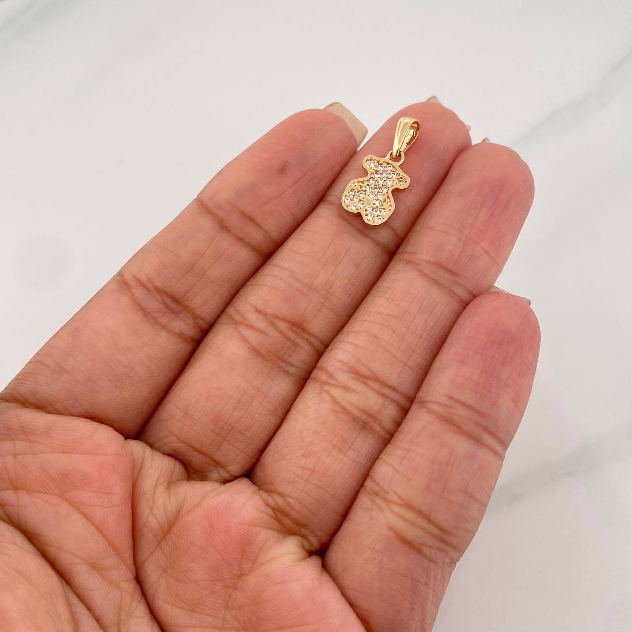 Dije Oso Ts 1g / 3/4 in Oro Amarillo 18K