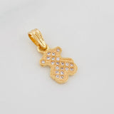 Pendant Bear Ts 0.95g / 3/4 in Yellow Gold 18K