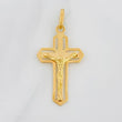 Dije Cruz Cristo 2.9g / 1 1/2 in Oro Amarillo 18K