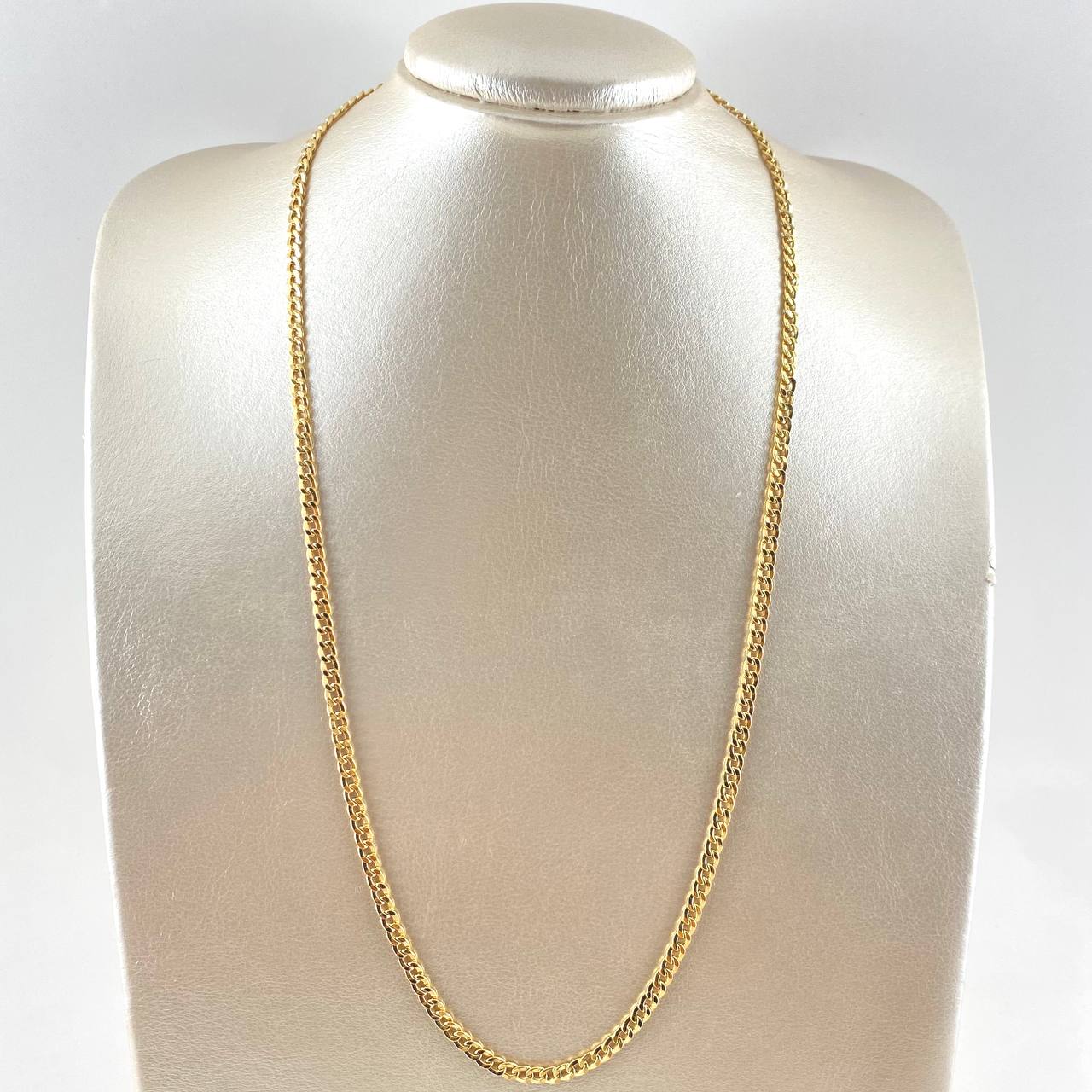 Cadena Cubana 8.9 g / 22 3/4 in / 3.8 mm Oro Amarillo 18K