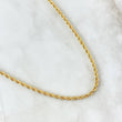 Rope Chain 6.8gr / 19 3/4 in / 18K Gold +3*