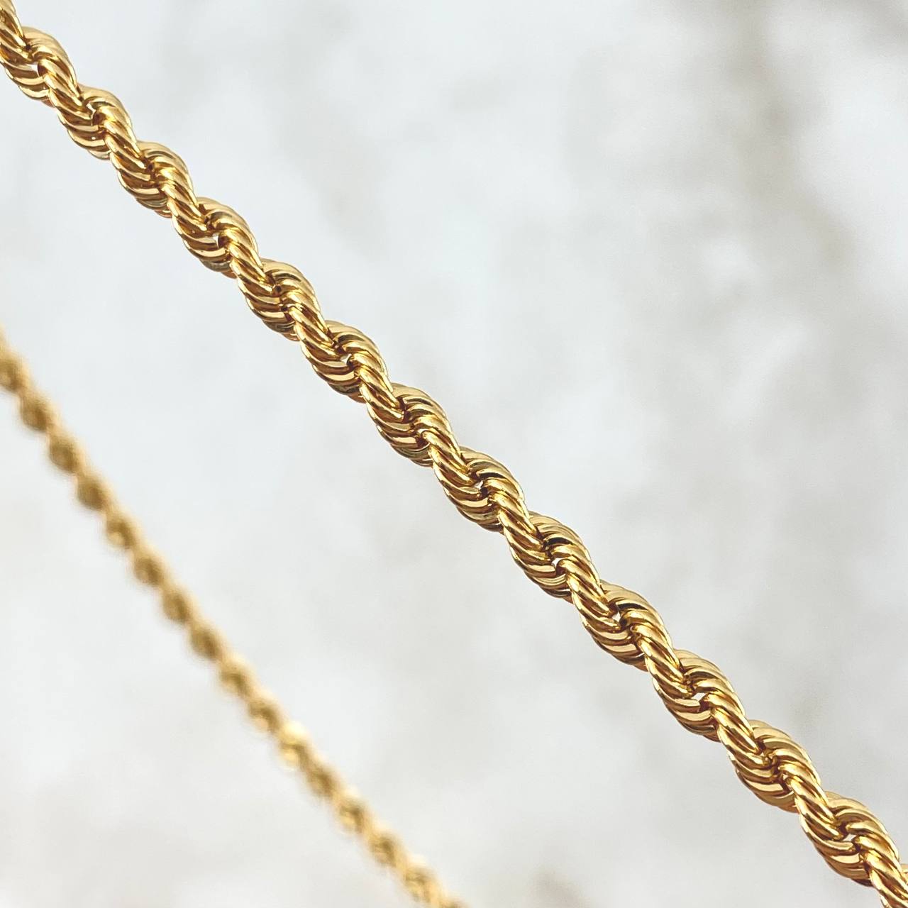 Rope Chain 6.8gr / 19 3/4 in / 18K Gold +3*