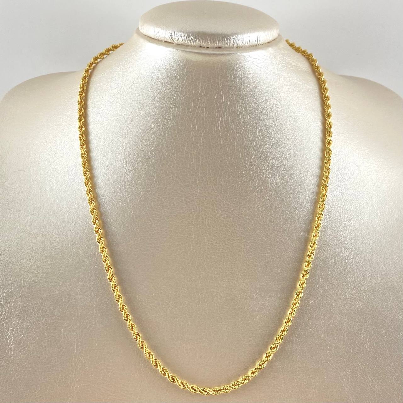 Rope Chain 6.8gr / 19 3/4 in / 18K Gold +3*