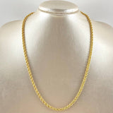 Rope Chain 6.8gr / 19 3/4 in / 18K Gold +3*