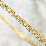 Bismark Chain 14.6gr / 60cm / 4.9mm Yellow Gold +0 18K ©