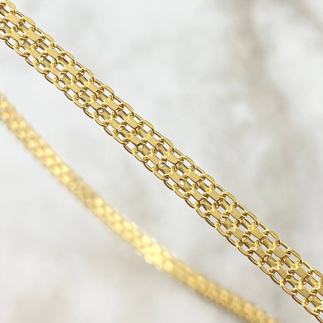 Bismark Chain 12.9gr / 60cm / 3.8mm Yellow Gold +0 18K *
