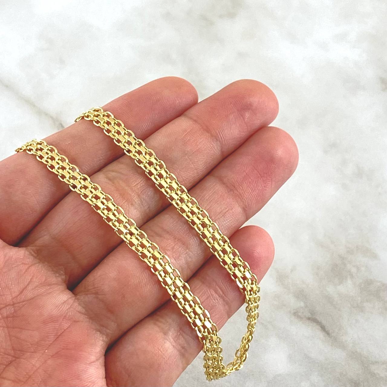 Cadena China 12.95gr / 60cm / 3.8mm Oro Amarillo +0 18K