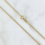 Military Chain 1.9gr / 17.7in / 18K Gold +3$