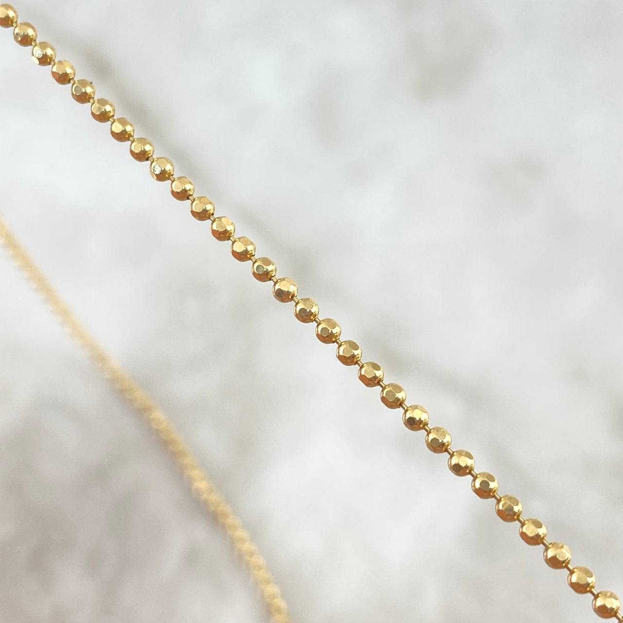 Military Chain 1.9gr / 17.7in / 18K Gold +3$