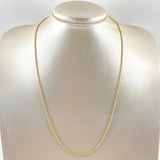 Military Chain 1.9gr / 17.7in / 18K Gold +3$