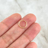 Smooth Hoop Piercing 0.2 g / 1/2 in 18K Yellow Gold