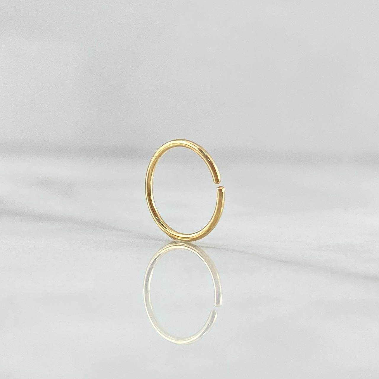 Smooth Hoop Piercing 0.2 g / 1/2 in 18K Yellow Gold