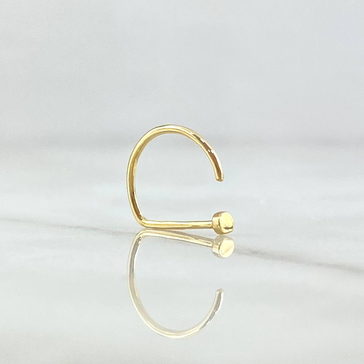 Piercing En Arco 0.3gr / 1cm / Nac.Esp.Oro 18K