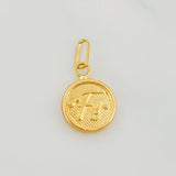 Dije Fe 0.55g / 3/4 in Oro Amarillo 18K