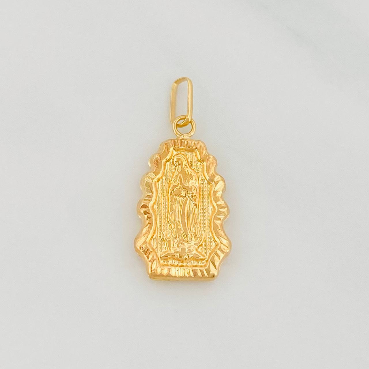 Our Lady of Guadalupe Pendant 0.75g / 1 in 18K Yellow Gold