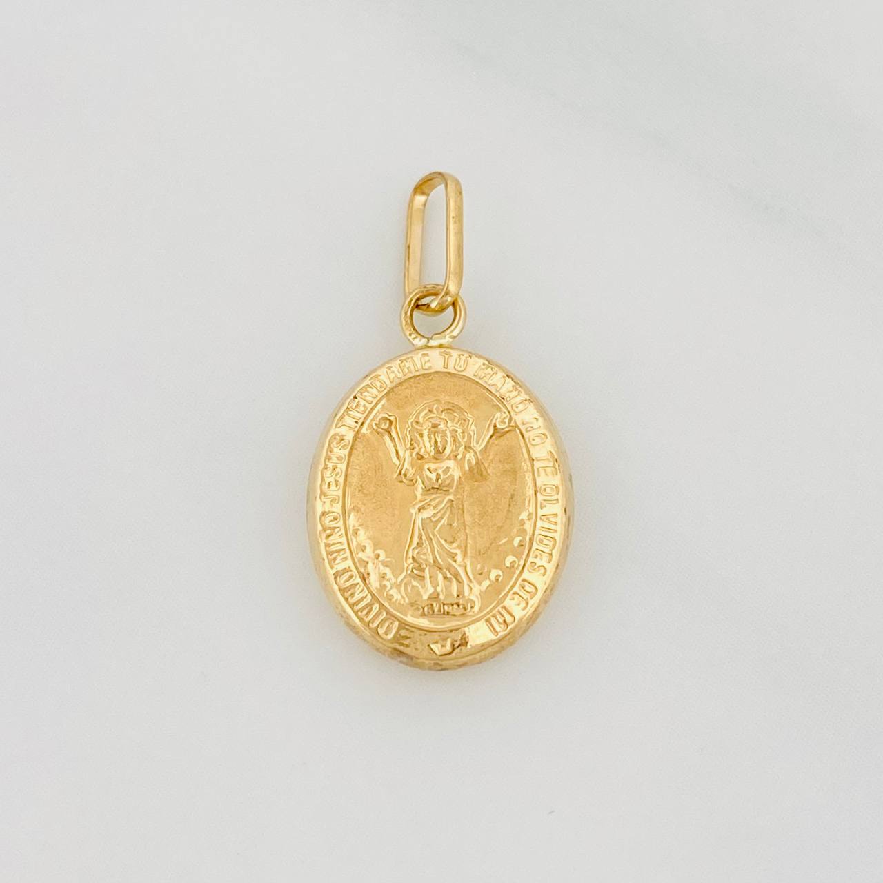 Dije Medalla Divino Niño 0.65g / 3/4 in Oro Amarillo 18K