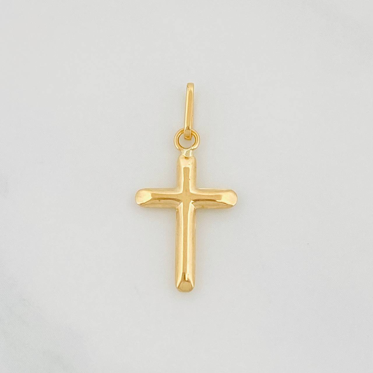 Dije Cruz 0.4g / 3/4 in Oro Amarillo 18K