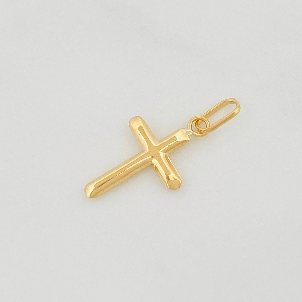 Dije Cruz 0.4g / 3/4 in Oro Amarillo 18K
