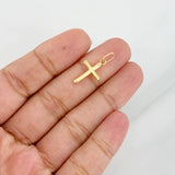 Dije Cruz 0.4g / 3/4 in Oro Amarillo 18K
