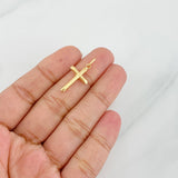Dije Cruz 0.5g / 1 in Oro Amarillo 18K