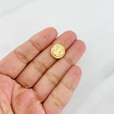 Dije Medalla San Benito 0.75g / 3/4 in Oro Amarillo 18K