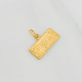 Pendant Dollar Bill 0.8g / 3/4 in Yellow Gold 18K
