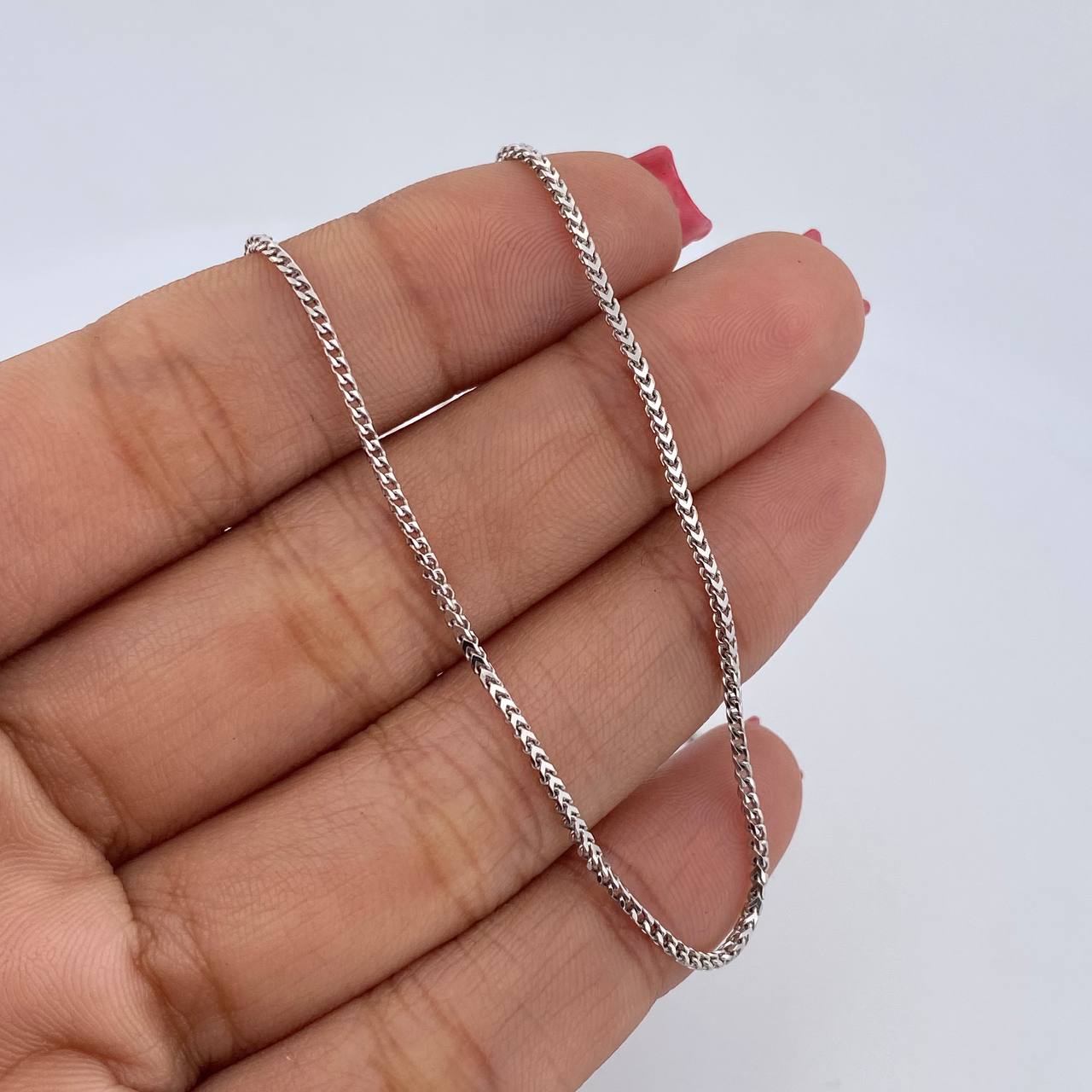 Franco Chain 5.65gr / 60.3cm / 1.2mm White Gold +4 18K &