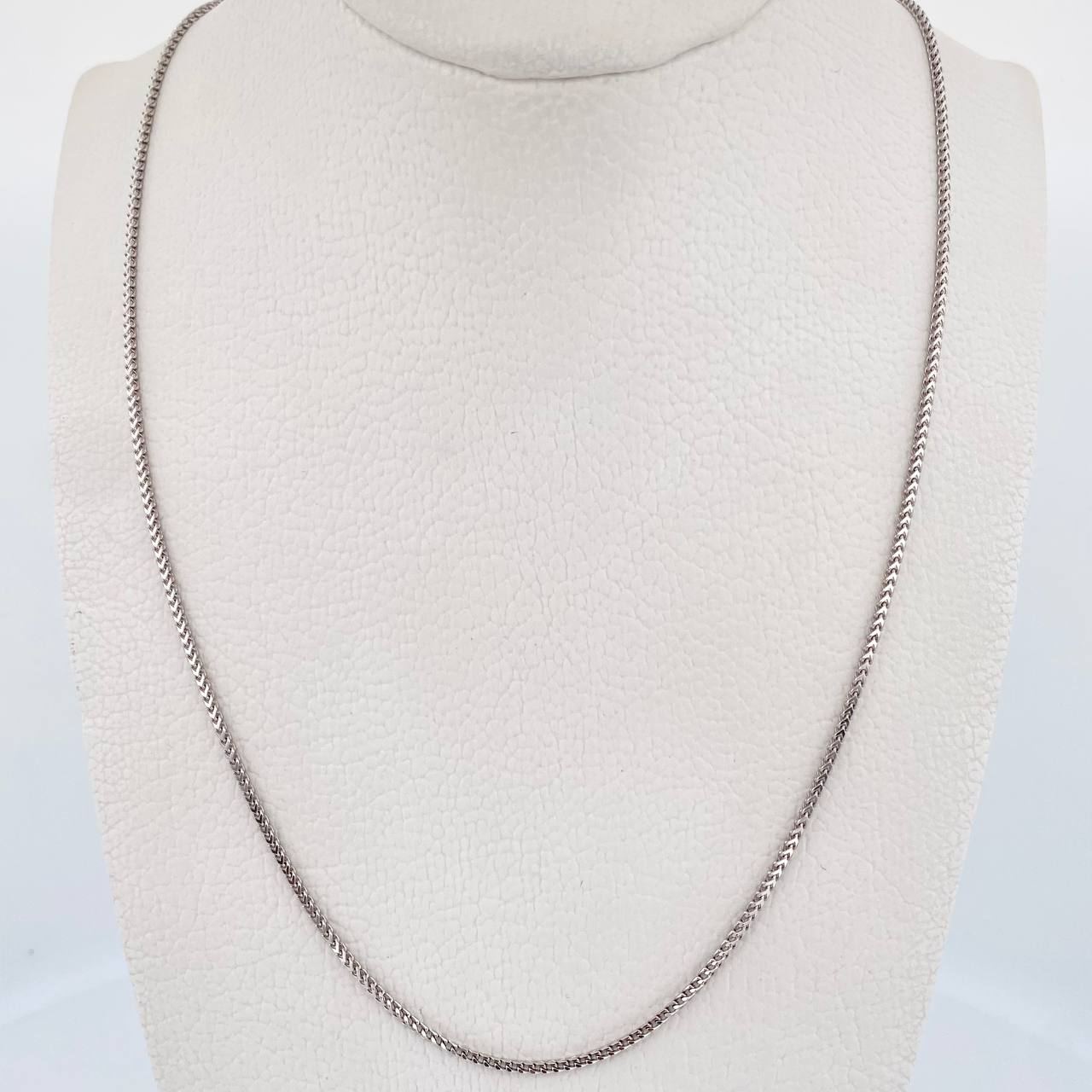 Franco Chain 5.65gr / 60.3cm / 1.2mm White Gold +4 18K &