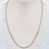 Franco Chain 5.65gr / 60.3cm / 1.2mm White Gold +4 18K &