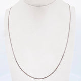 Cadena Escalera 1.35gr / 39.8cm / 1.2mm Oro Blanco +3 18K $