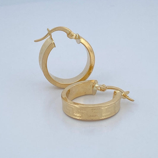 Hoop Earrings 2.45gr / 2cm / 18K Gold &