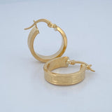 Hoop Earrings 2.45gr / 2cm / 18K Gold &