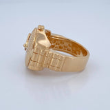 Watch Ring 11.95gr / Size 9 1/2 / 18K Gold $