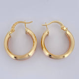 Hoop Earrings Aleja 2.4gr / 2.3cm / 18K Gold &